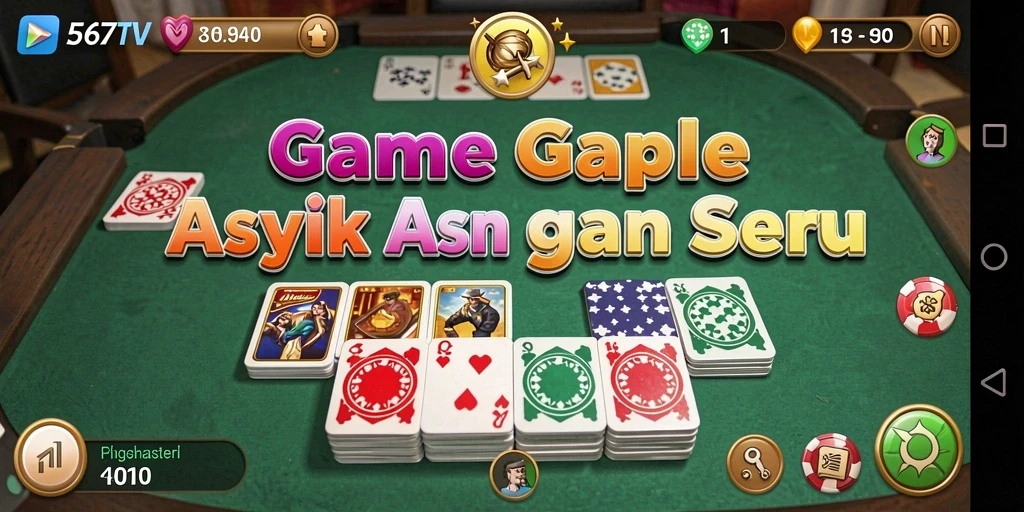 Tampilan gameplay Gaple yang menarik di 567TV.