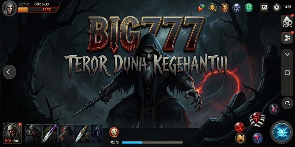 Tangkapan layar gameplay yang memperlihatkan suasana horor yang mencekam.