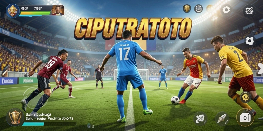 Tampilan menarik gameplay olahraga dalam CIPUTRATOTO.