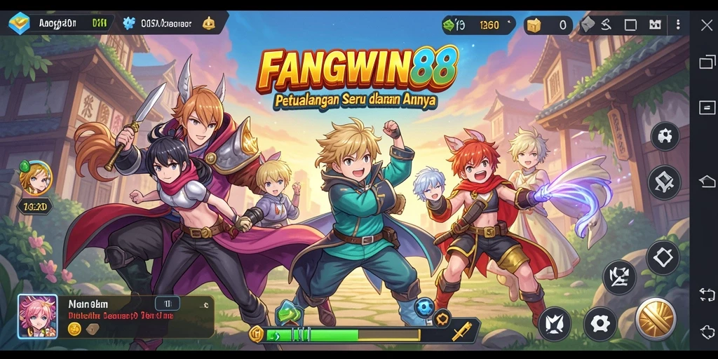 Grafik memukau dari gameplay FANGWIN88 yang penuh aksi.