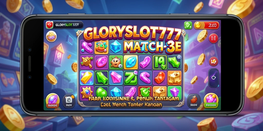 Tampilan gameplay seru GLORYSLOT777 penuh warna dan tantangan.