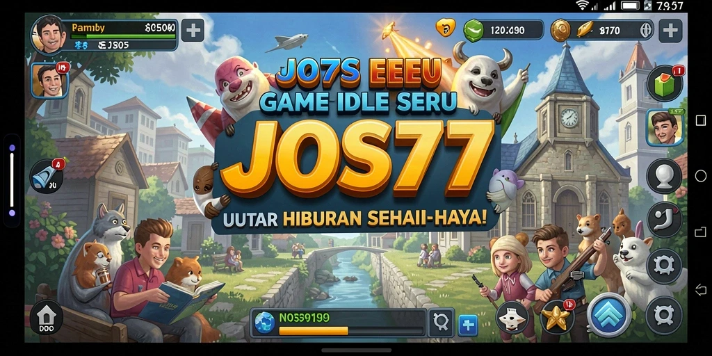 Tampilan gameplay JOS77 yang menarik dan penuh warna.