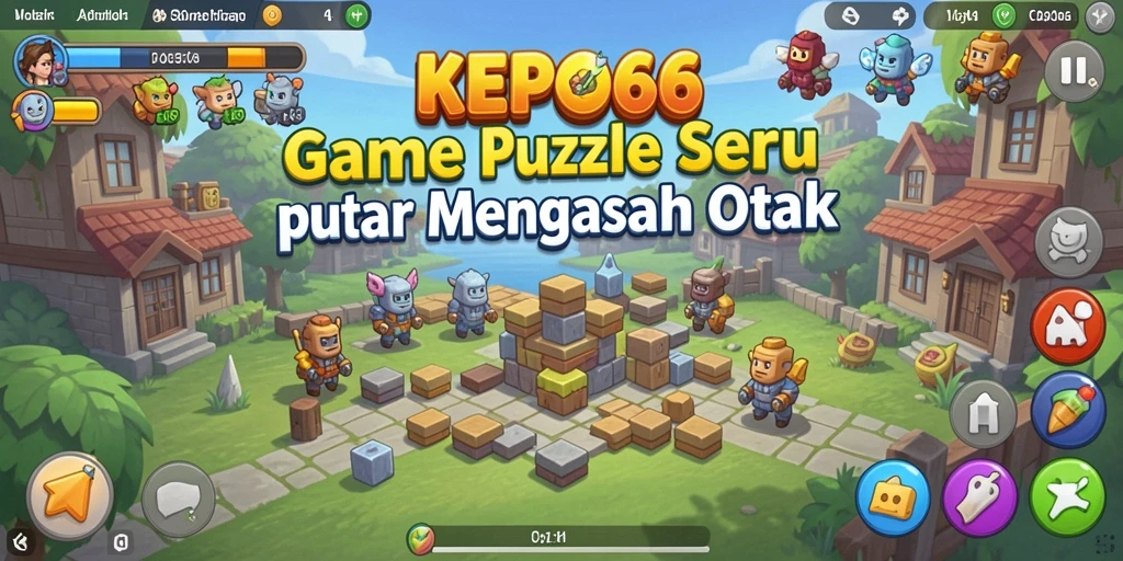 Tampilan gameplay KEPO66 yang menarik dalam menantang puzzle.