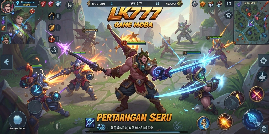Tampilan seru dari gameplay LK777 yang penuh aksi.
