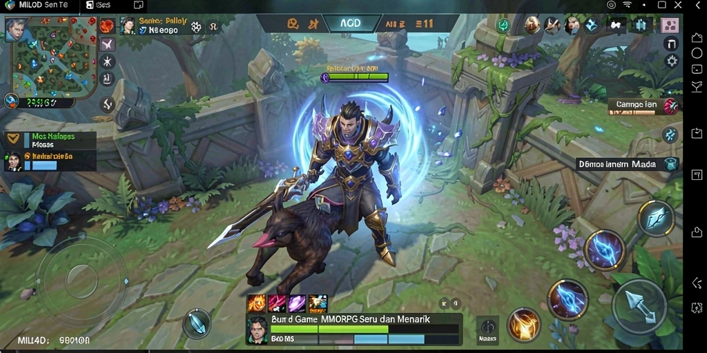 Tampilan gameplay seru di dunia fantasi MILO4D.