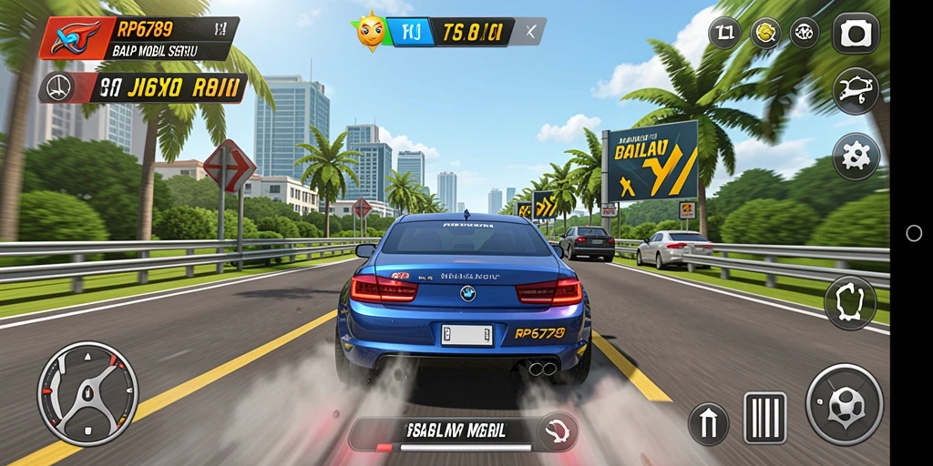 Tampilan gameplay dinamis dan seru di RP6789.