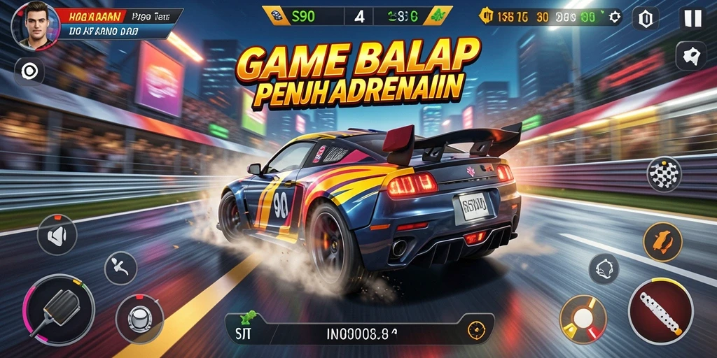 Tampilan intens dari balapan S80 yang mendebarkan.