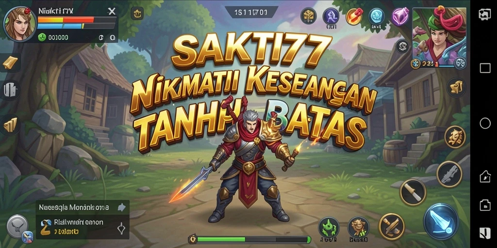 Tampilan menarik dari gameplay SAKTI77 yang seru.