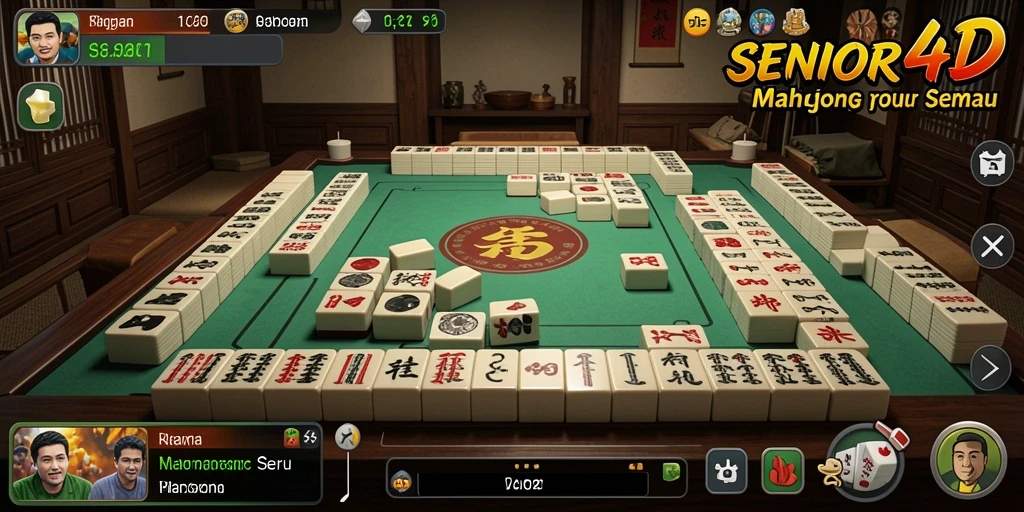 Screenshot menunjukkan gameplay seru SENIOR4D dengan grafis menarik.