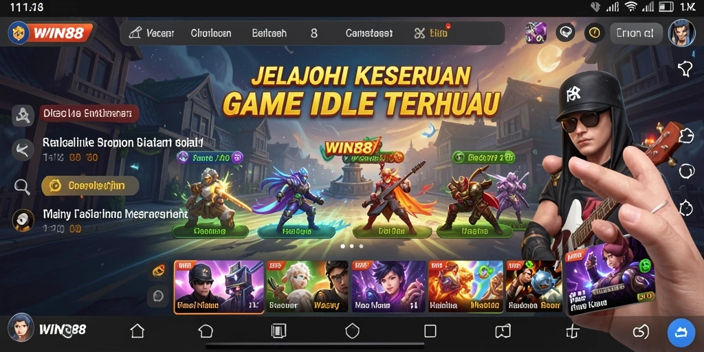 Tampilan gameplay menarik di WIN88 dengan karakter unik.