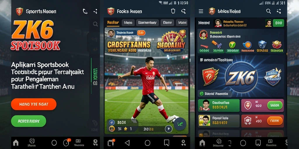 Tampilan gameplay ZK6 yang menarik dan interaktif untuk taruhan olahraga.
